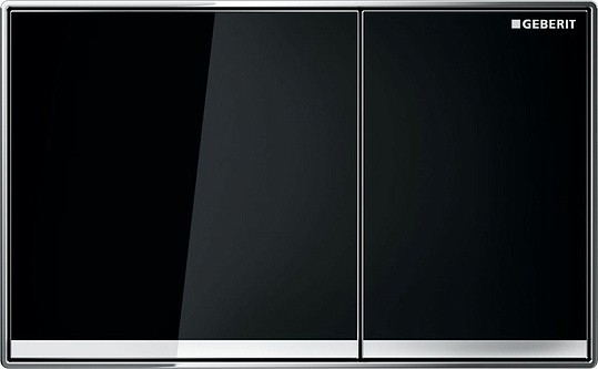 Кнопка для инсталяции Geberit Sigma 60 115.640.SJ.1 черное стекло