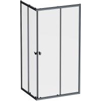 Душевой уголок AM.PM Sunny 100х80 W87G-403-10080-BT профиль Черный матовый стекло прозрачное