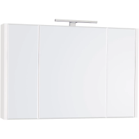 Зеркальный шкаф 97,7x65 см белый глянец Roca Etna 857305806