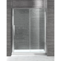 Душевая дверь в нишу Cezares Lux Soft W-BF-1 140 профиль Хром стекло прозрачное