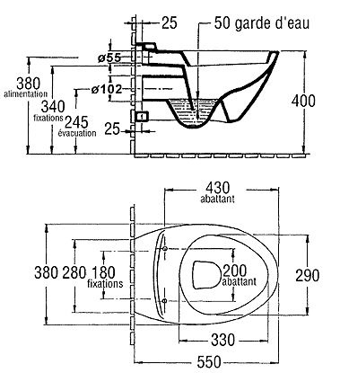 унитаз подвесной jacob delafon presquile e4440-00 сиденье микролифт