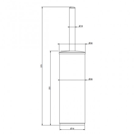 Ершик для унитаза Gessi Rilievo 59543#031