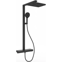 Душевая система Sancos Vos SC6100MB 360x240 мм, с термостатом, черный матовый