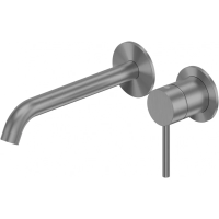 Смеситель для раковины Abber Wasser Kreis 316 AF8112BGG-M встраиваемый, оружейная сталь матовый