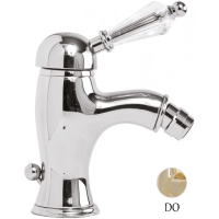 Смеситель Cezares Vintage VINTAGE-BSM1-03/24-Sw для биде, с донным клапаном, золото 24 карата