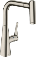 Смеситель для кухни Hansgrohe Metris M71 73800800, сталь