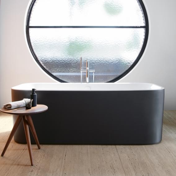 акриловая ванна duravit happy d.2 plus 180x80, черная (7004538)
