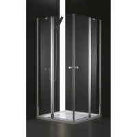 Душевой уголок Cezares Elena 100x100 см прозрачное стекло ELENA-W-A-22-100-C-Cr