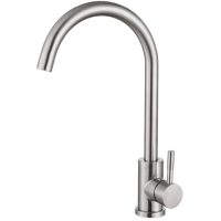 Смеситель для кухни Haiba HB71304-3 цвет нержавеющая сталь