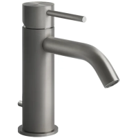 Смеситель Gessi Gessi316 54001#239 для раковины, с донным клапаном, цвет STEEL BRUSHED