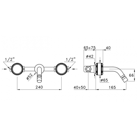 смеситель для раковины stella timeaster tl 01005 cr00