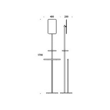 Напольная стойка Colombo Design Plus W4939