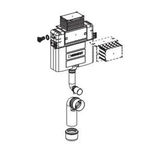 бачок скрытого монтажа geberit omega 12 109.050.00.1