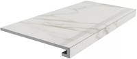 Kerama Marazzi SG850192R/GCF Ступень клееная Монте Тиберио серый светлый лаппатированный 33x80x0,9