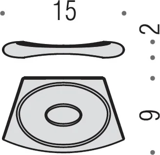 Мыльница Colombo Design Land B2801.000