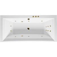 Акриловая ванна Excellent Crown Grand 190x90 "SMART" цвет бронза