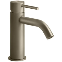 Смеситель Gessi Gessi316 54002#726 для раковины, с изливом 122 мм, без донного клапана, цвет Warm Bronze Brushed PVD