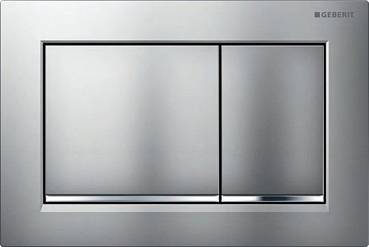 Кнопка для инсталяции Geberit Omega 30 115.080.KN.1 цвет хром/матовый цвет хром/глянцевый цвет хром