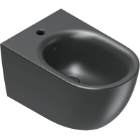 Биде Catalano Sfera 0518551022 подвесное, 1 отв, с переливом, покрытие Cataglaze, 55x35 см, черный матовый