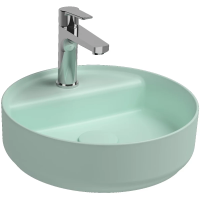 Раковина Isvea Infinity 10NF65042SV-2T накладная, Ø42 см, цвет мятно-зеленый матовый