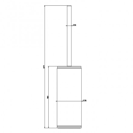 Ершик для унитаза Gessi Inciso 58543#299