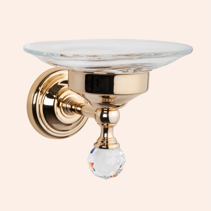 Мыльница Tiffany World Crystal TWCR106oro-sw