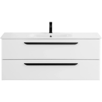 Тумба под раковину Cezares Eco-Cer 120 ECO-CER-1200-2C-SO-BO подвесная Bianco Opaco без ручек
