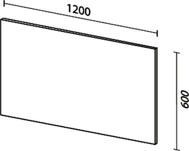 зеркало sanvit кубэ 120