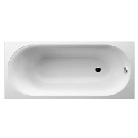 Квариловая ванна Villeroy & Boch Cetus UBQ170CEU2V-01, 170x75 см, встраиваемая, альпийский белый, на ножках