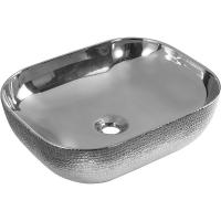 Раковина-чаша 46 см CeramaLux D1333H009 серебро