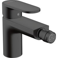 Смеситель Hansgrohe Vernis Blend 71218670 для биде, с донным клапаном, черный матовый