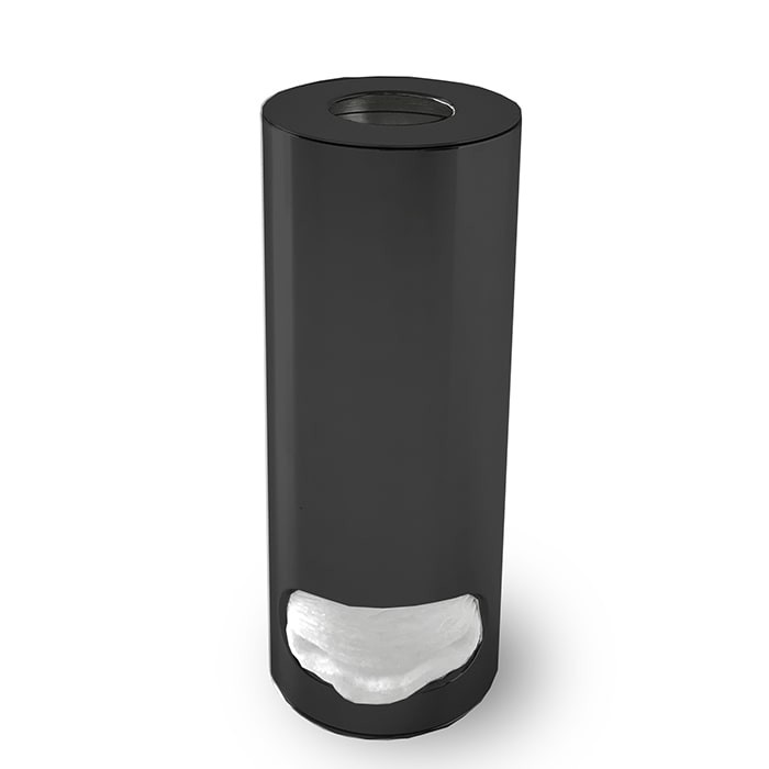 Контейнер для ватных дисков 3SC Metal Tonda MET47ANO черный матовый