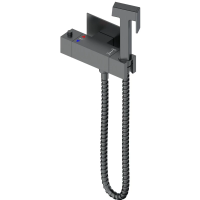 Гигиенический душ Wonzon & Woghand WW-88819903-BGM с термостатом, темный графит матовый