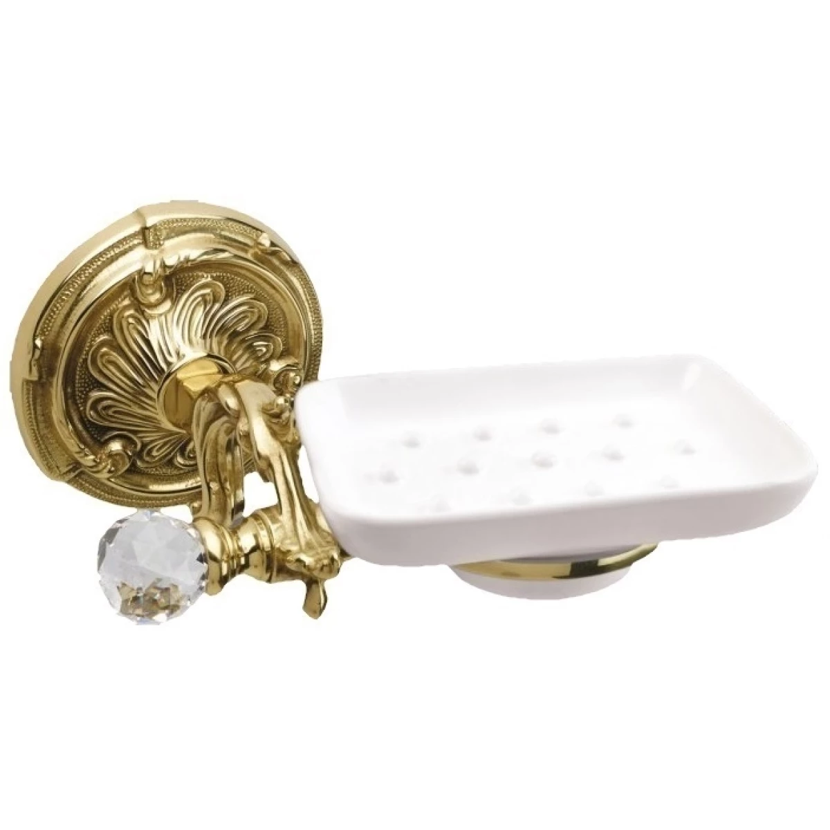 Мыльница Art&Max Barocco Crystal AM-1786-Do-Ant-C, античное золото