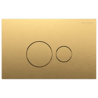 Кнопка смыва Boheme 668-MG для инсталляции, золотой матовый