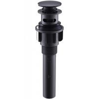 Донный клапан BelBagno BB-PCU-03-NERO click-clack, черный