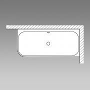 акриловая ванна duravit happy d.2 180x80 (700317)