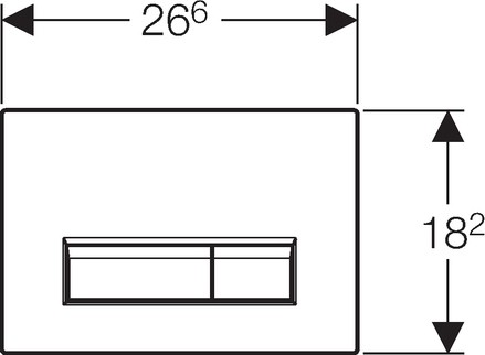 кнопка для инсталяции geberit sigma 40 115.600.sq.1 с системой удаления запахов