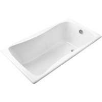 Чугунная ванна Jacob Delafon Bliss E6D902-0 (GM) 170x75 см, цвет белый