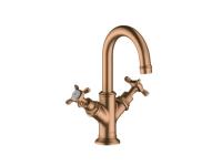 Смеситель для раковины, Hansgrohe, Axor Montreux, цвет-шлифованная бронза
