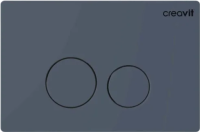 Кнопка для инсталляции Creavit Terra GP9002.05 Базальт