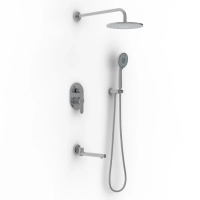 Душевой комплект Berges Nardis 3R 071013 230 мм, со смесителем, хром