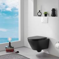 Унитаз Duravit D-Neo 2577098900 подвесной, Rimless®, без сидения, антрацит матовый