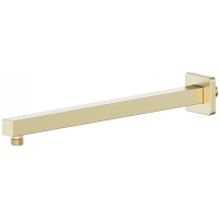 Кронштейн для верхнего душа Wonzon & Woghand WW-SA10-40-BG 400 мм, настенный, золотой матовый