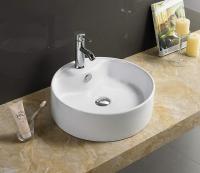 Раковина CeramaLux 9008B накладная, 47.5x34 см, белая
