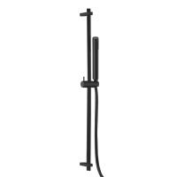 Душевой гарнитур Fima Carlo Frattini Wellness F2150NS, цвет: черный матовый