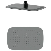 Верхний душ Wonzon & Woghand WW-88DP03-BGM 300x200 мм, темный графит матовый