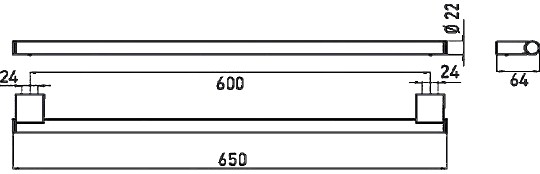 Полотенцедержатель Emco System 2 3560 001 60