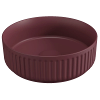 Раковина Isvea Ion 10NF66036SV-2R накладная, Ø36 см, бордовый матовый