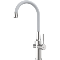 Смеситель для кухни Lemark Expert LM5083S-White Хром Белый